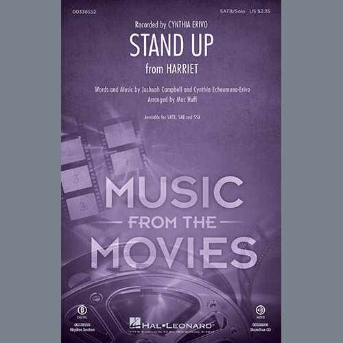 Cynthia Erivo, Stand Up (from Harriet) (arr. Mac Huff), SATB Choir