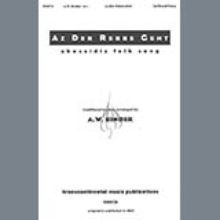 Chassidic Folk Song Az Der Rebbe Geht (arr. A.W. Binder) sheet music 1286925