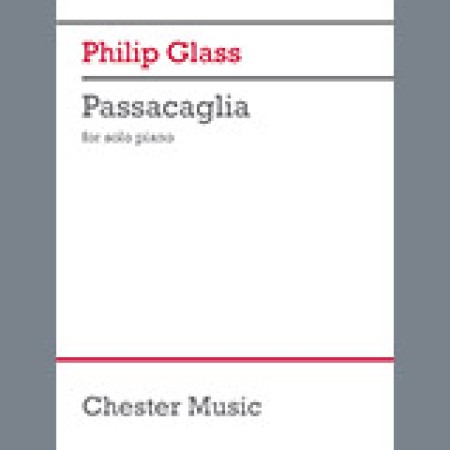 Distant Figure (Passacaglia for Solo Piano) Philip Glass 453837