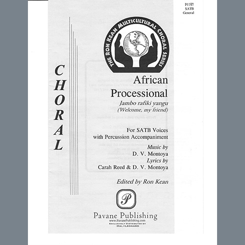 Download D. V. Montoya African Processional sheet music and printable PDF music notes