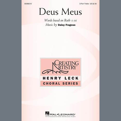 Daisy Fragoso, Deus Meus, 3-Part Treble Choir