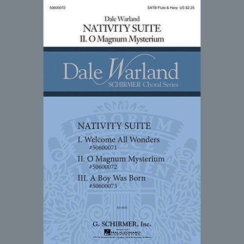 Dale Warland, O Magnum Mysterium, Choral