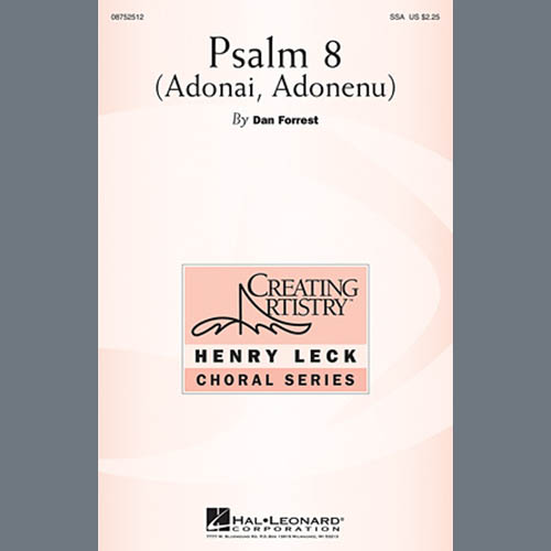 Dan Forrest, Psalm 8 (Adonai, Adonenu), SSA