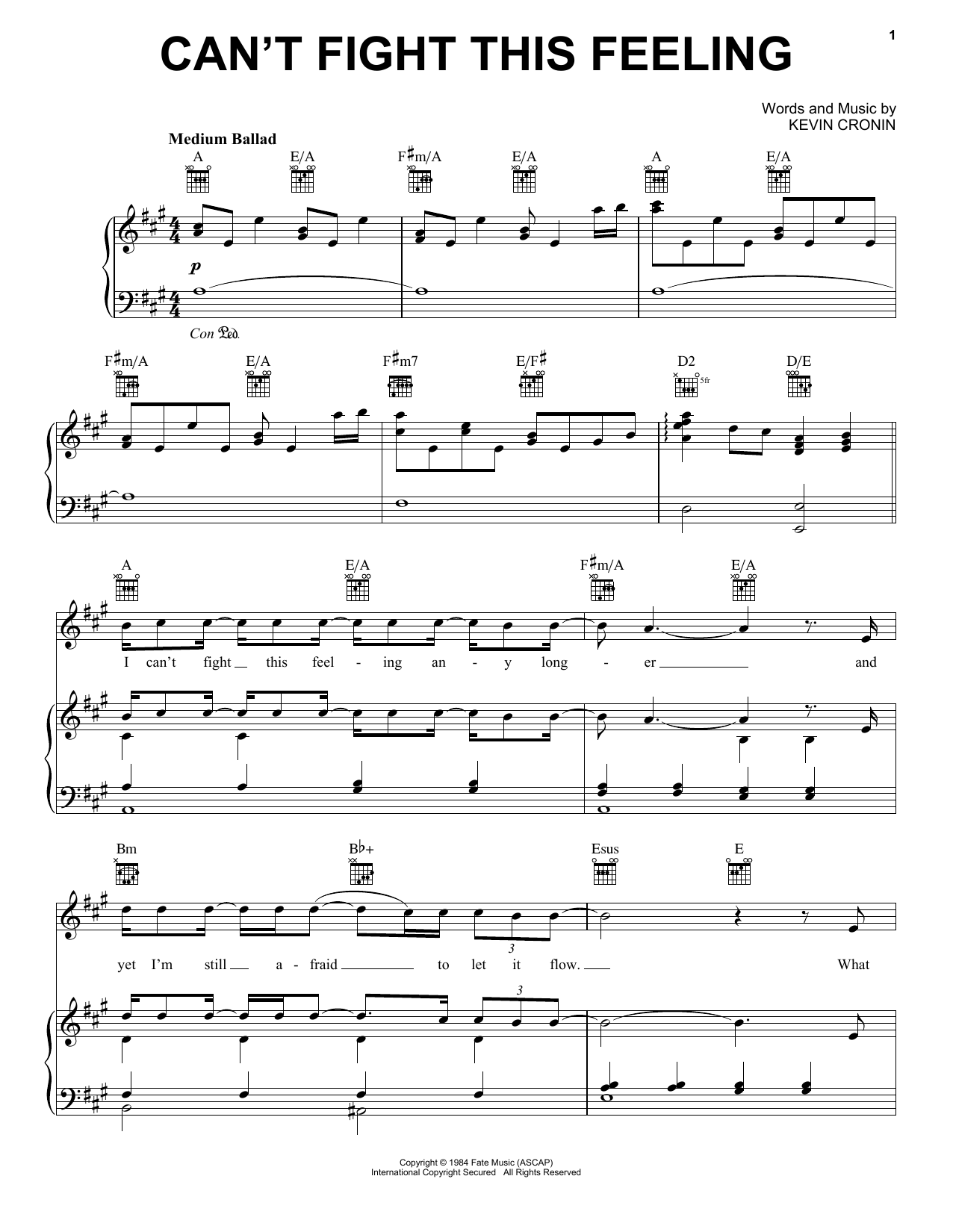 Dan Smith Can't Fight This Feeling (John Lewis 2019) Sheet Music Notes & Chords for Piano, Vocal & Guitar (Right-Hand Melody) - Download or Print PDF