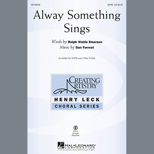 Dan Forrest Dan Forrest, Alway Something Sings - Violin 2, Choir Instrumental Pak