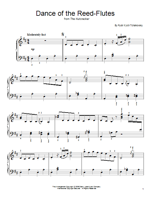 Pyotr Il Yich Tchaikovsky Dance Of The Reed Flutes Sheet Music Download Pdf Score 177920 pyotr il yich tchaikovsky dance of the reed flutes sheet music notes chords download printable ukulele ensemble sku 177920
