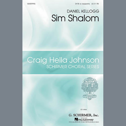 Daniel Kellogg, Sim Shalom, SATB