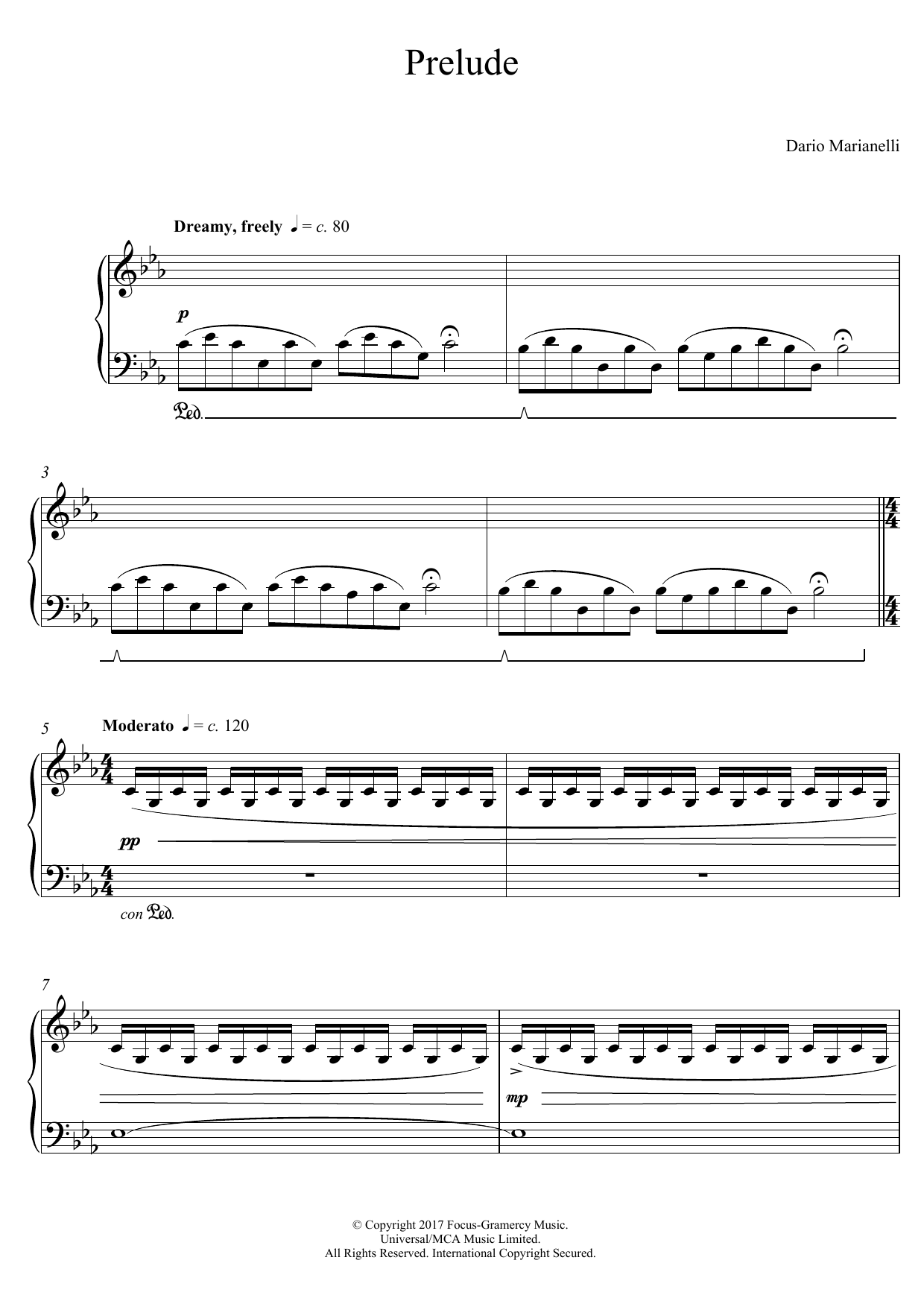 Dario Marianelli Prelude (from Darkest Hour) Sheet Music Notes & Chords for Piano - Download or Print PDF