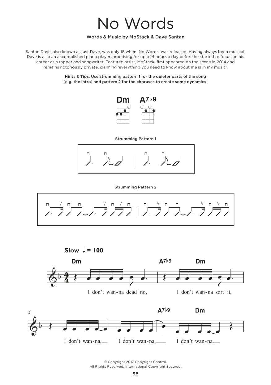 Dave and MoStack No Words Sheet Music Notes & Chords for Really Easy Piano - Download or Print PDF