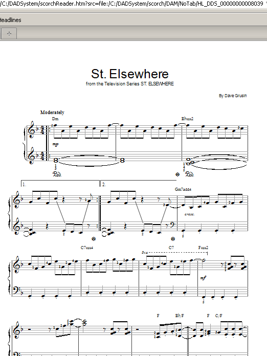 Dave Grusin St. Elsewhere Sheet Music Notes & Chords for Real Book – Melody & Chords - Download or Print PDF