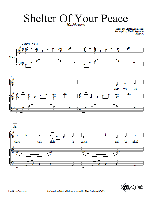 David Appelman Shelter of Your Peace Sheet Music Notes & Chords for SATB - Download or Print PDF