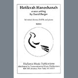 Download David Burger Hatikvah Hanoshanah sheet music and printable PDF music notes