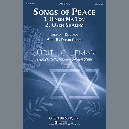 David Chase, Songs Of Peace, SATB