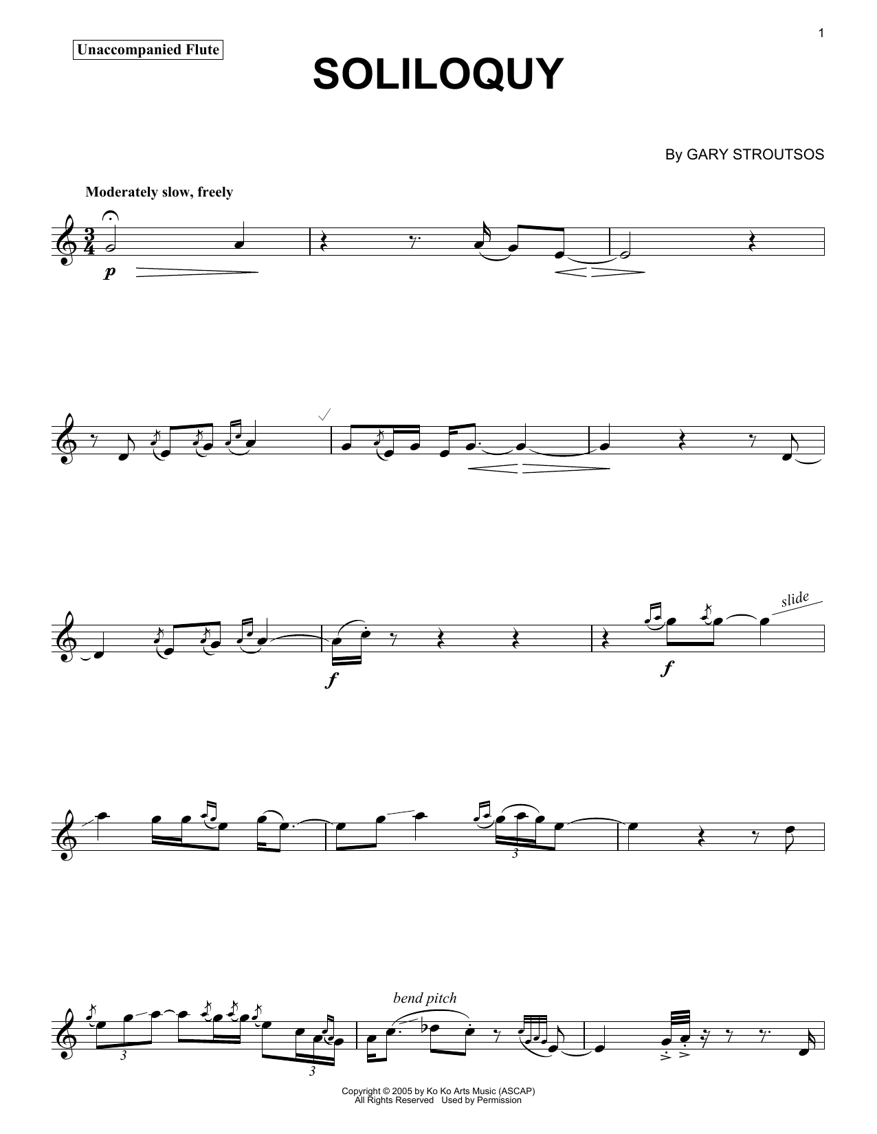 David Lanz & Gary Stroutsos Soliloquy Sheet Music Notes & Chords for Piano Solo - Download or Print PDF