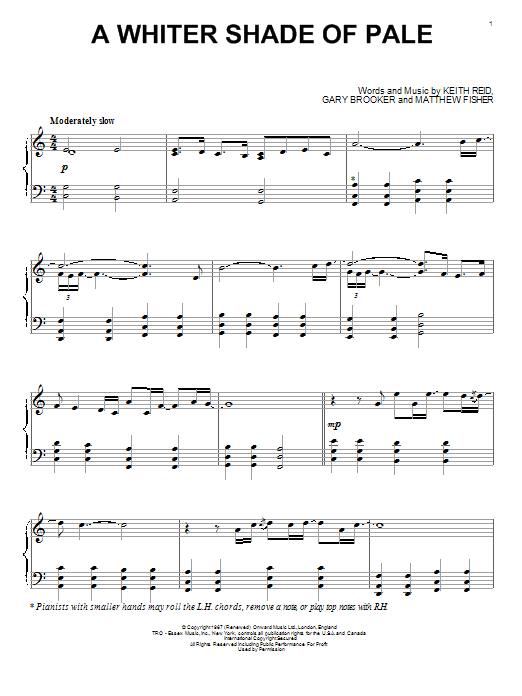 David Lanz A Whiter Shade Of Pale Sheet Music Notes & Chords for Piano - Download or Print PDF