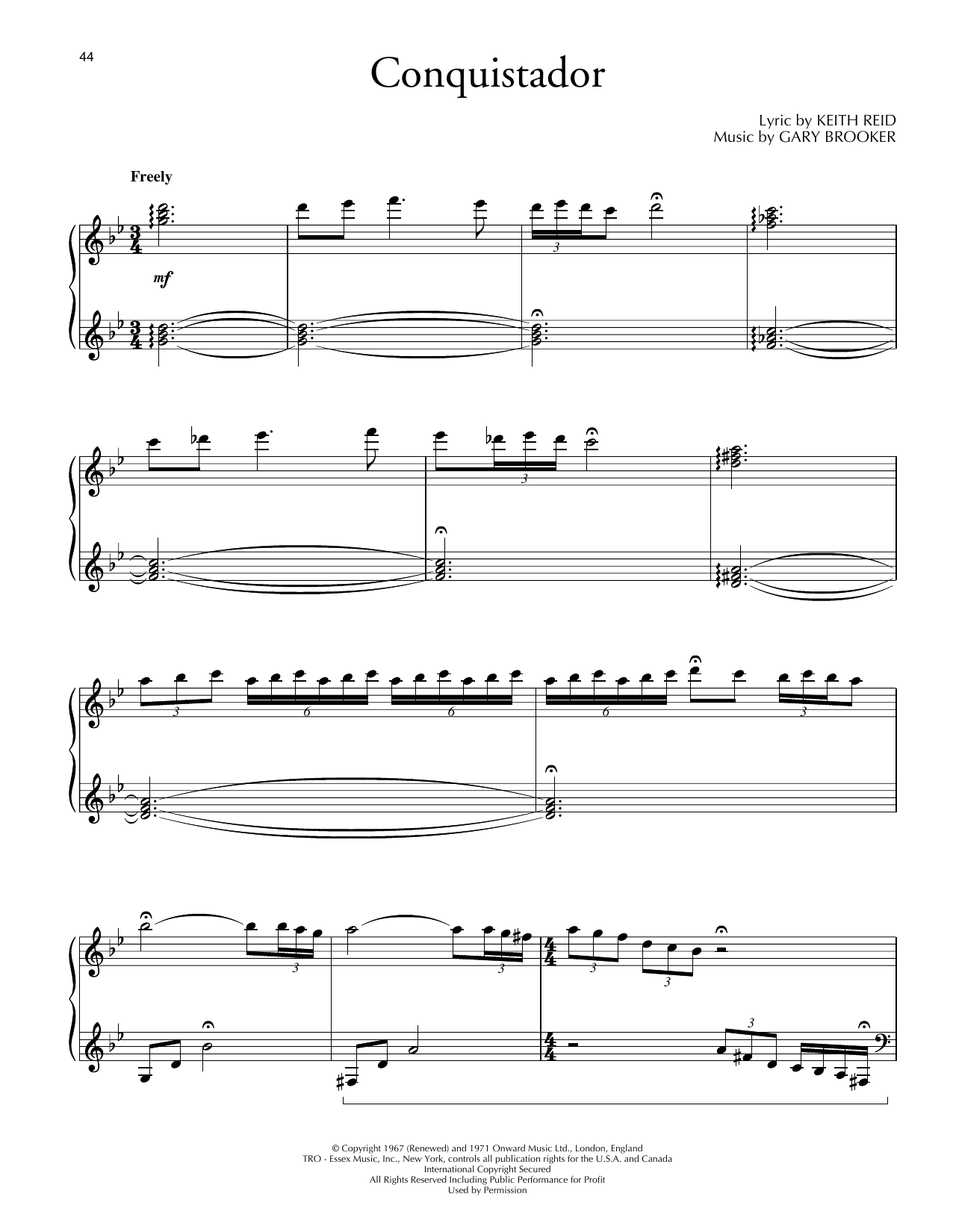 David Lanz Conquistador Sheet Music Notes & Chords for Piano Solo - Download or Print PDF