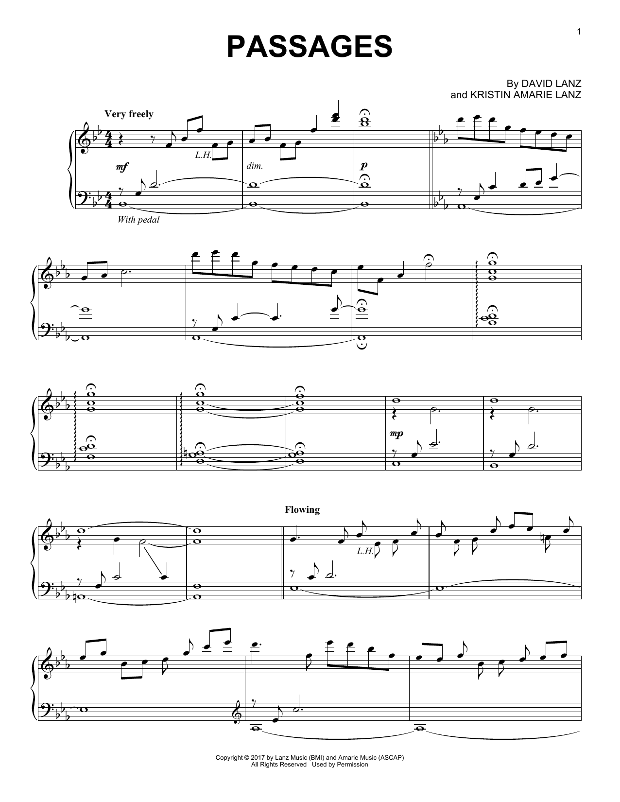 David Lanz Passages Sheet Music Notes & Chords for Piano Solo - Download or Print PDF