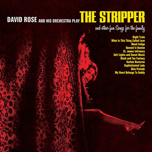David Rose Orchestra, The Stripper, Piano, Vocal & Guitar (Right-Hand Melody)