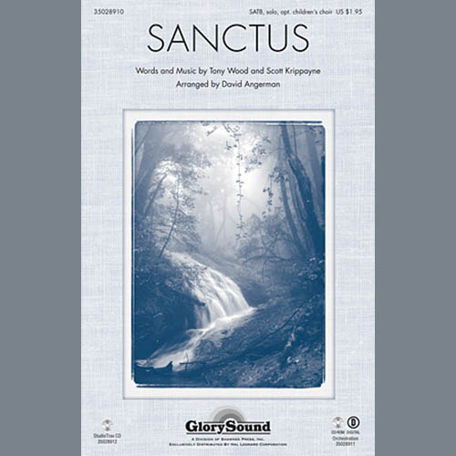 David Angerman, Sanctus - Score, Choral Instrumental Pak