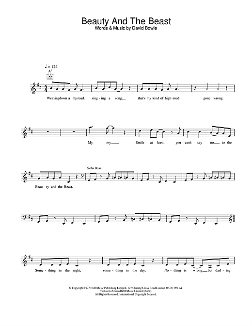 Beauty And The Beast sheet music