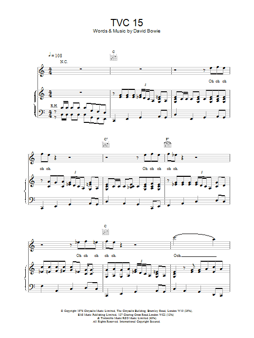 TVC15 sheet music