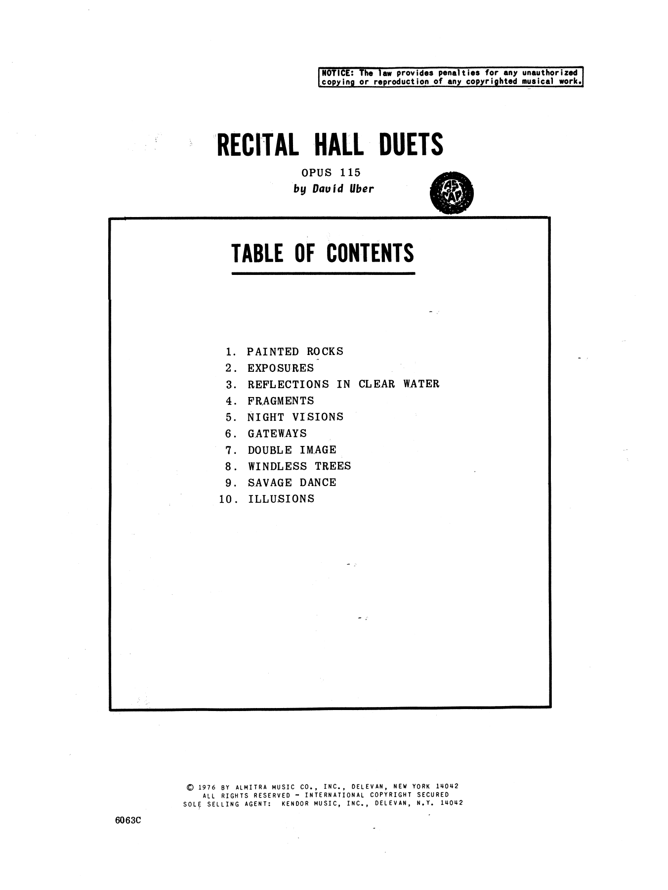 Recital Hall Duets sheet music