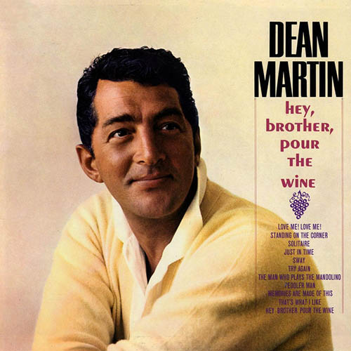 Dean Martin, Sway (Quien Sera), Piano, Vocal & Guitar (Right-Hand Melody)