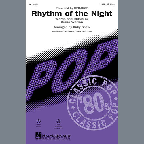 DeBarge, Rhythm Of The Night (arr. Kirby Shaw), SSA