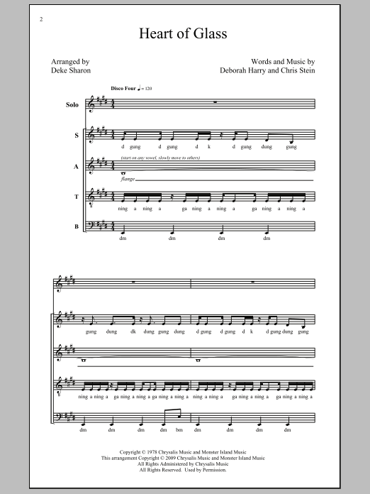 Deke Sharon Heart Of Glass Sheet Music Notes & Chords for SATB - Download or Print PDF