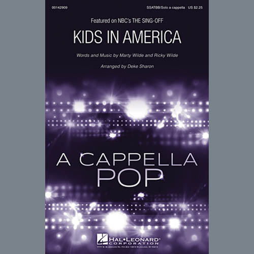 Deke Sharon, Kids In America, SATB