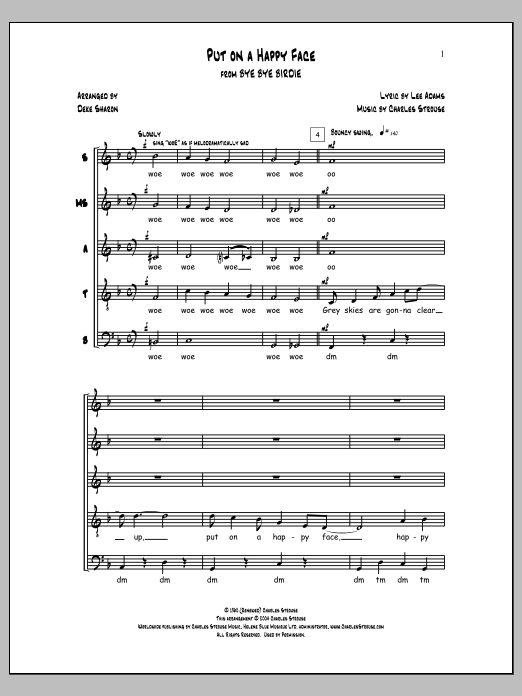 Deke Sharon Put On a Happy Face Sheet Music Notes & Chords for Choral - Download or Print PDF