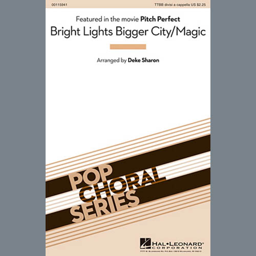 Download Deke Sharon Bright Lights Bigger City/Magic sheet music and printable PDF music notes