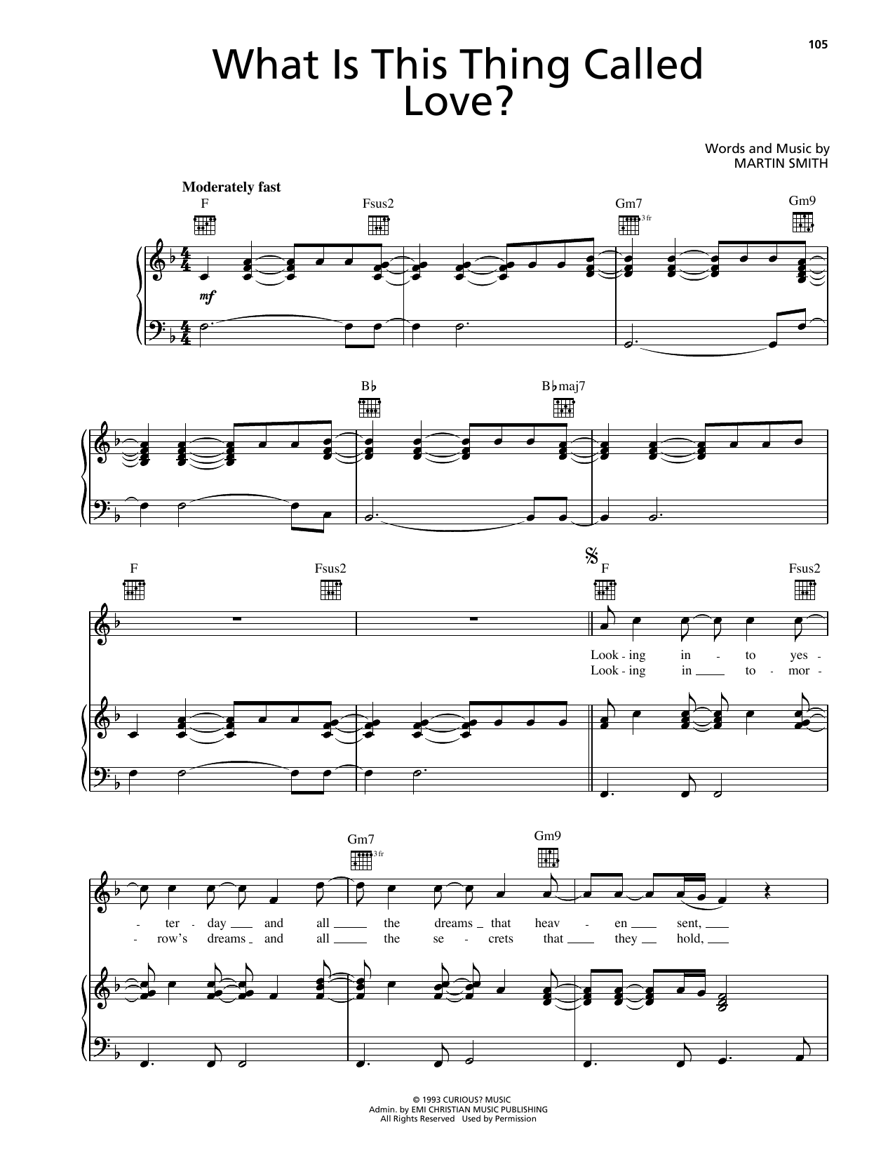 Delirious What Is This Thing Called Love? Sheet Music Notes & Chords for Piano, Vocal & Guitar Chords (Right-Hand Melody) - Download or Print PDF Delirious What Is This Thing Called Love? Sheet Music Notes & Chords for Piano, Vocal & Guitar Chords (Right-Hand Melody) - Download or Print PDF
