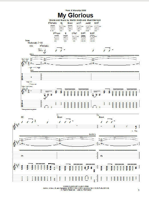 Delirious? My Glorious Sheet Music Notes & Chords for Piano, Vocal & Guitar Chords (Right-Hand Melody) - Download or Print PDF