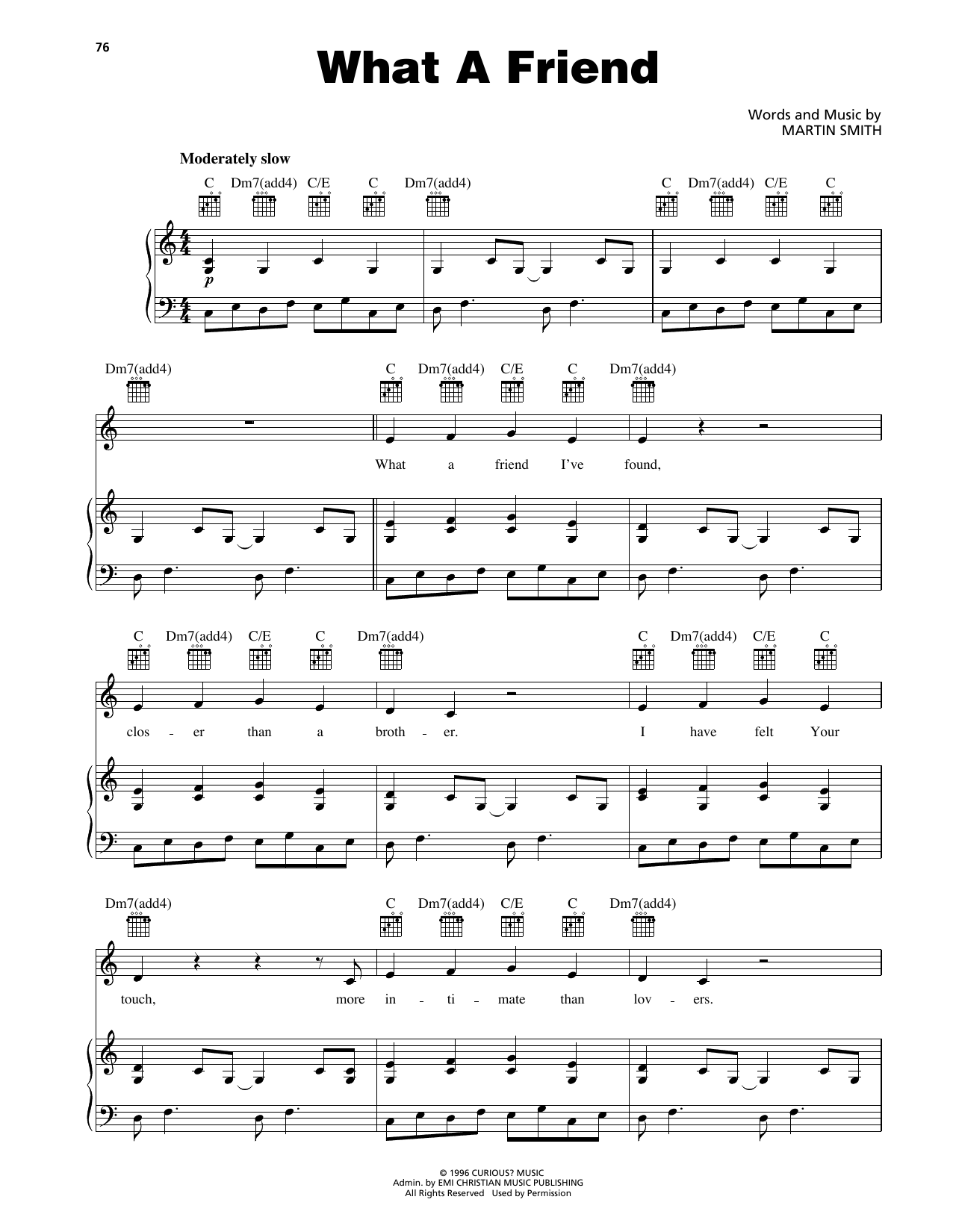 Delirious? What A Friend Sheet Music Notes & Chords for Piano, Vocal & Guitar Chords (Right-Hand Melody) - Download or Print PDF Delirious? What A Friend Sheet Music Notes & Chords for Piano, Vocal & Guitar Chords (Right-Hand Melody) - Download or Print PDF