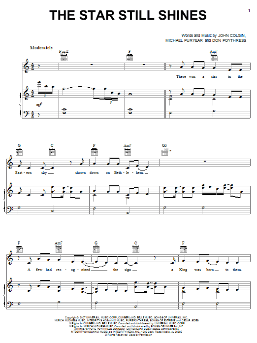 Diamond Rio The Star Still Shines Sheet Music Notes & Chords for Piano, Vocal & Guitar (Right-Hand Melody) - Download or Print PDF Diamond Rio The Star Still Shines Sheet Music Notes & Chords for Piano, Vocal & Guitar (Right-Hand Melody) - Download or Print PDF