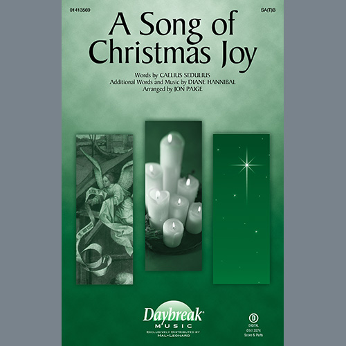 Diane Hannibal, A Song Of Christmas Joy (arr. Jon Paige), SATB Choir