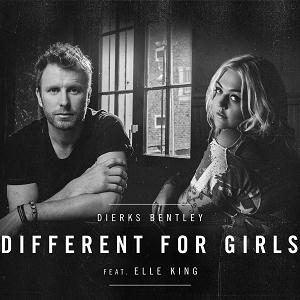 Dierks Bentley feat. Elle Dierks Bentley feat. Elle King, Different For Girls, Piano, Vocal & Guitar (Right-Hand Melody)