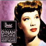 Download Dinah Shore Coax Me A Little Bit sheet music and printable PDF music notes