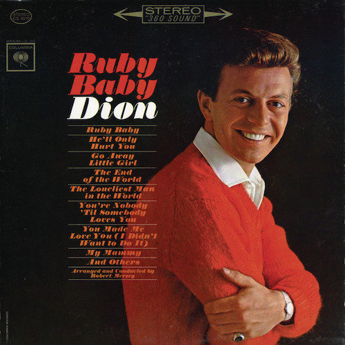 Dion, Ruby Baby, Melody Line, Lyrics & Chords