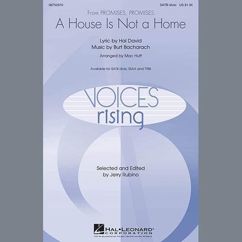 Mac Huff, A House Is Not A Home, SATB