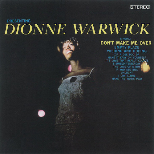 Dionne Warwick, Don't Make Me Over, Piano, Vocal & Guitar (Right-Hand Melody)