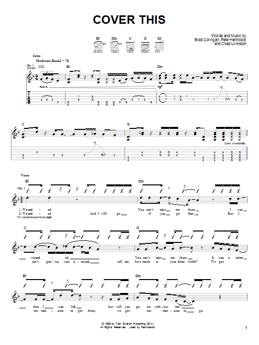 Dispatch Cover This Sheet Music Notes & Chords for Guitar Tab - Download or Print PDF