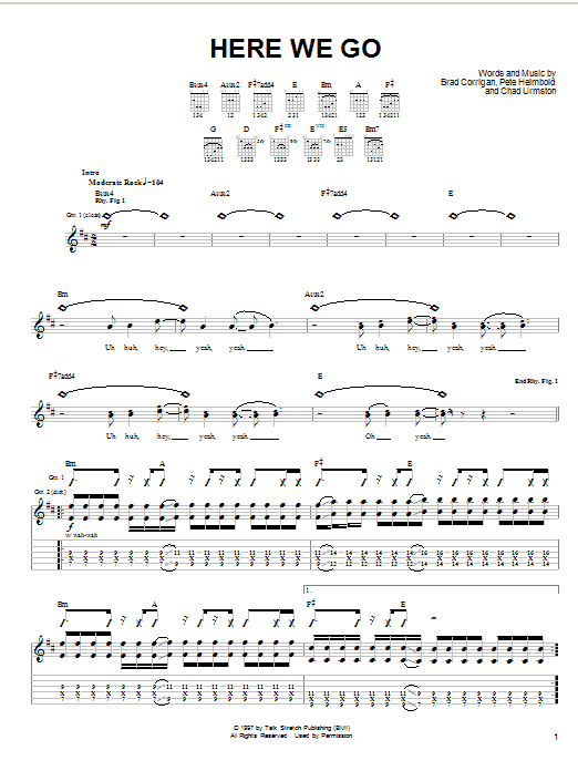 Dispatch Here We Go Sheet Music Notes & Chords for Guitar Tab - Download or Print PDF