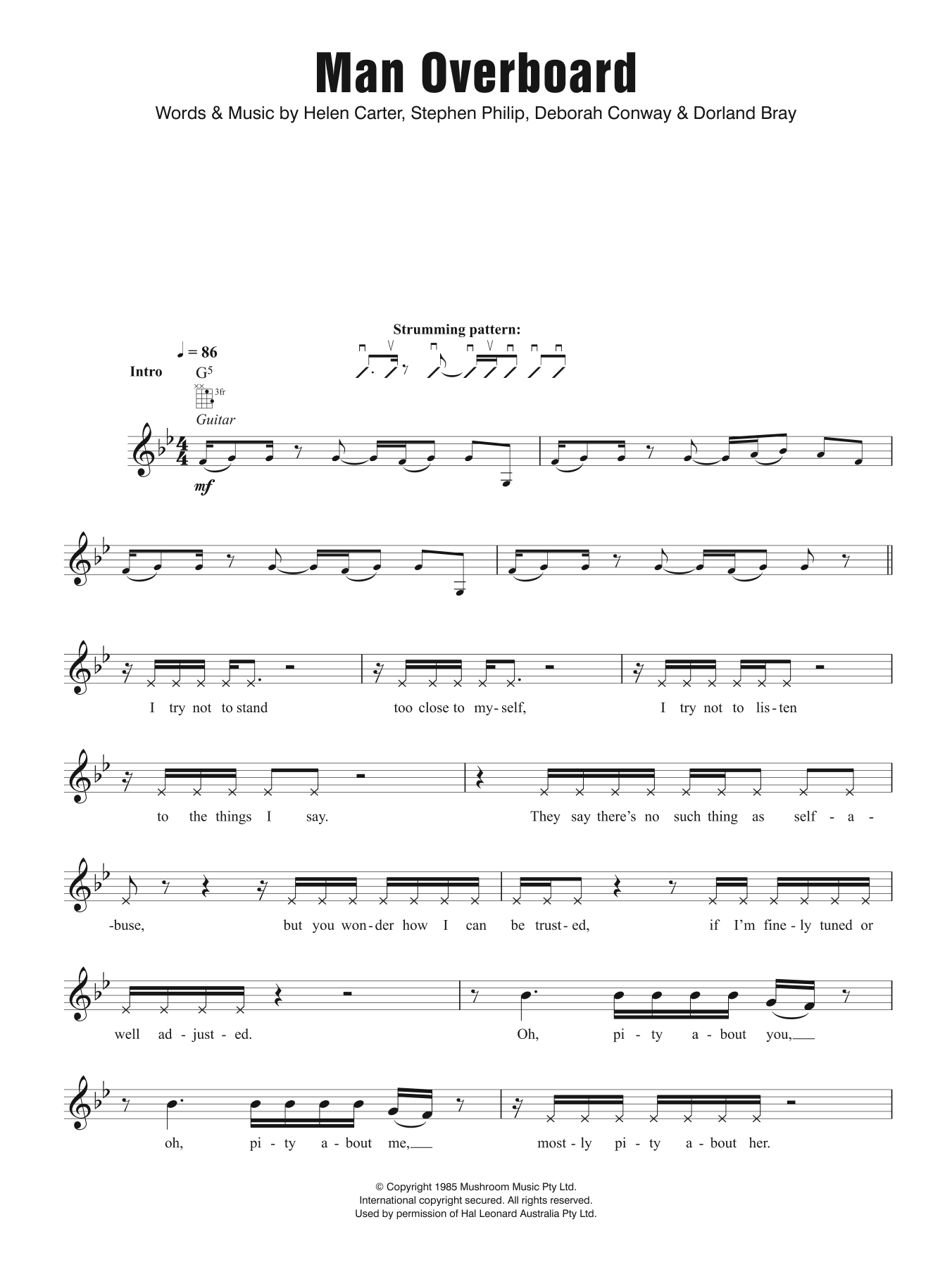 Do-Re-Mi Man Overboard Sheet Music Notes & Chords for Ukulele - Download or Print PDF