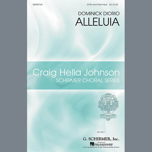 Dominick Diorio, Alleluia (Includes Marimba), SATB