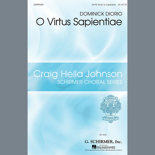 Dominick Diorio, O Virtus Sapientiae, SATB