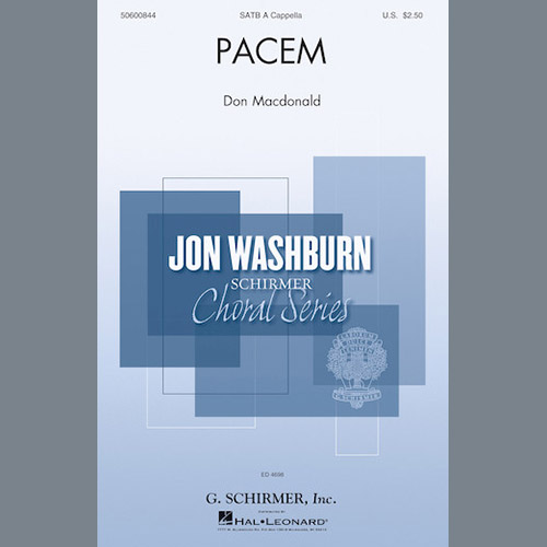 Don Macdonald, Pacem, SATB