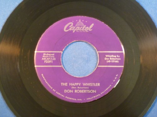 Don Robertson, The Happy Whistler, Piano, Vocal & Guitar (Right-Hand Melody)