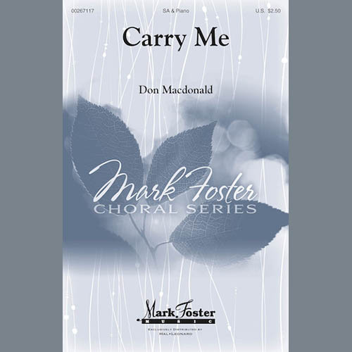 Don MacDonald, Carry Me, 2-Part Choir